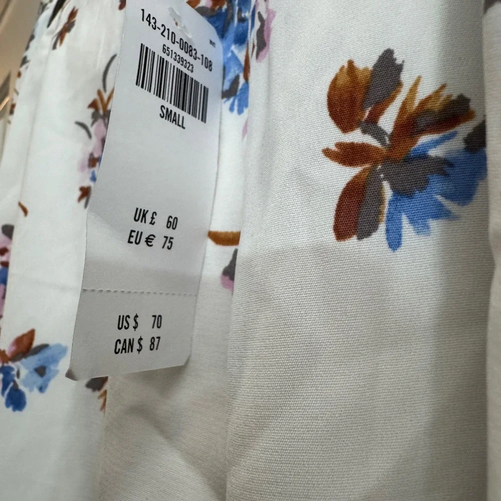 NWT Y2K Abercrombie Fitch‎ Floral Maxi Skirt High Waist Size Small $70